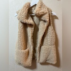 Thread & Supply Cream Fuzzy Vest